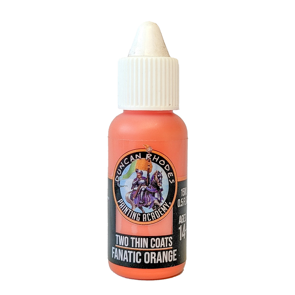 Two Thin Coats: Fanatic Orange 15ml bottle