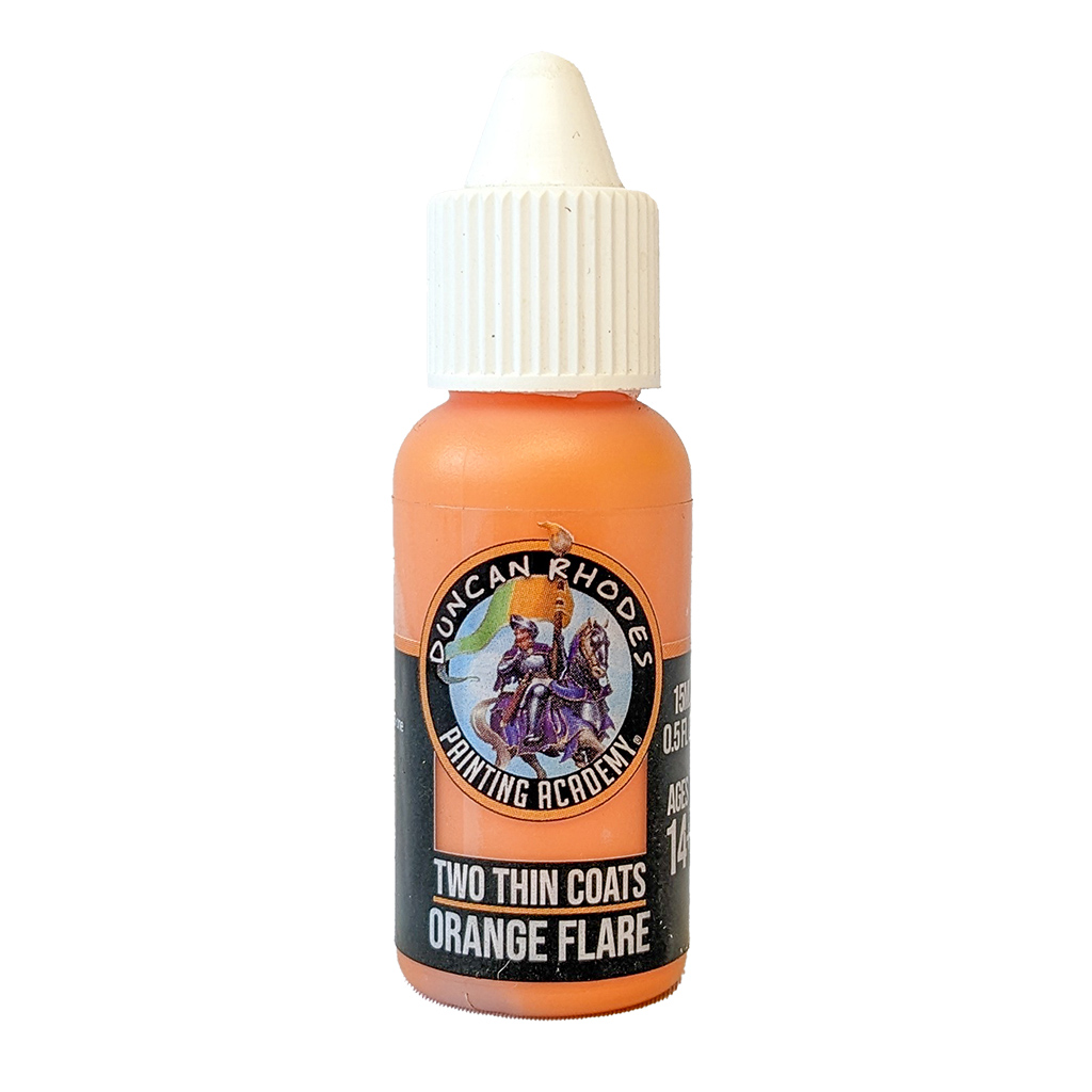 Two Thin Coats: Orange Flare 15ml bottle