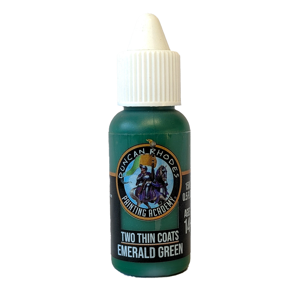 Two Thin Coats: Emerald Green 15ml bottle