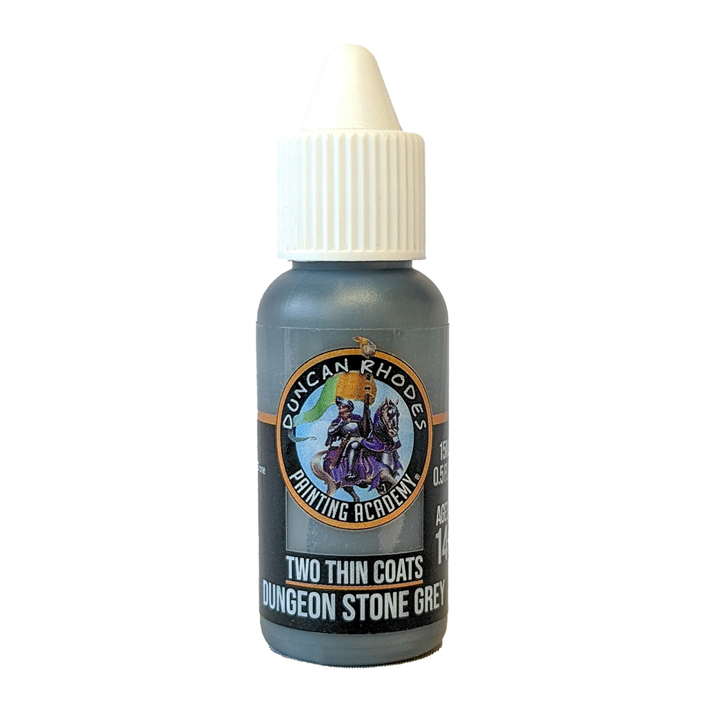 Two Thin Coats: Dungeon Stone Grey 15ml bottle