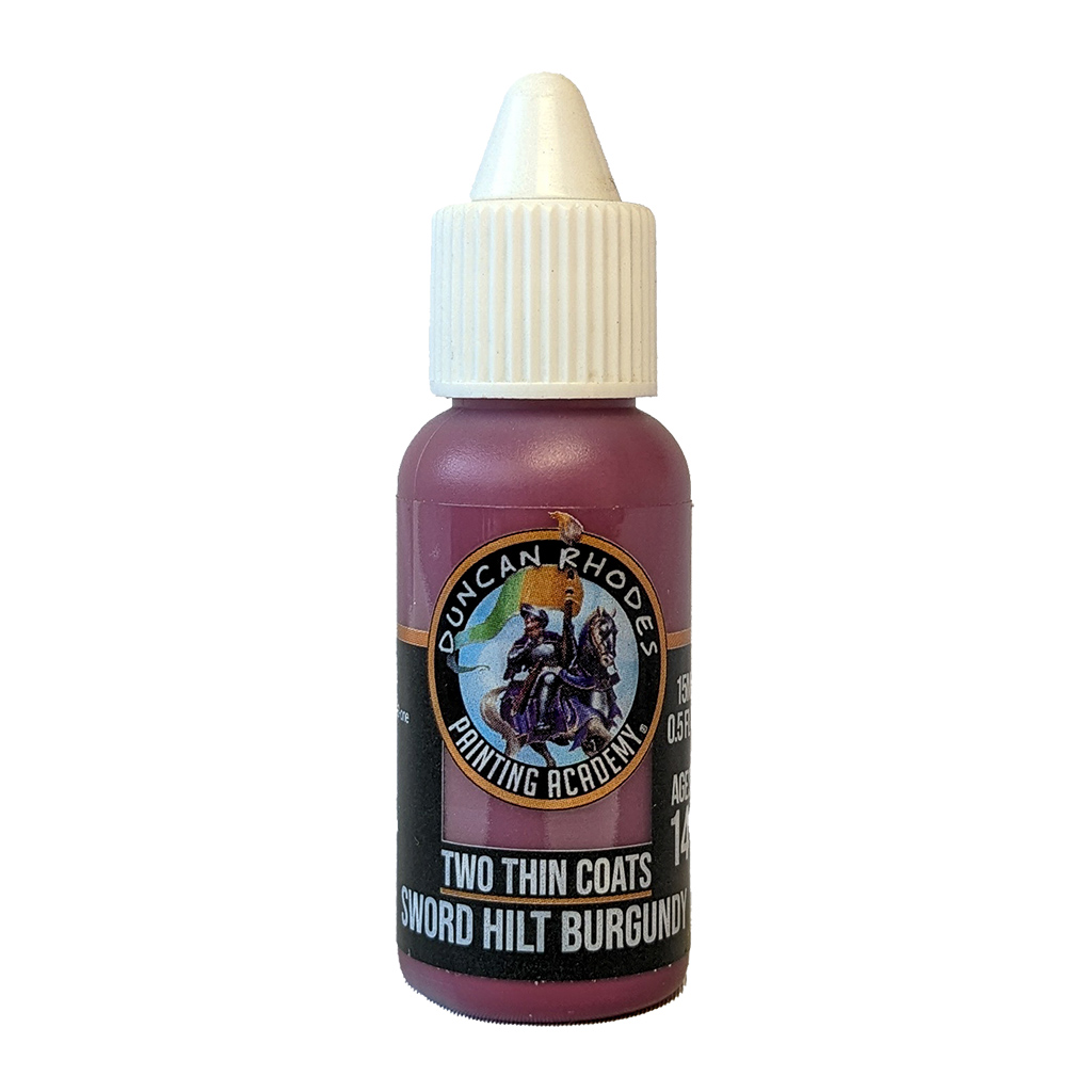 Two Thin Coats: Sword Hilt Burgundy 15ml bottle