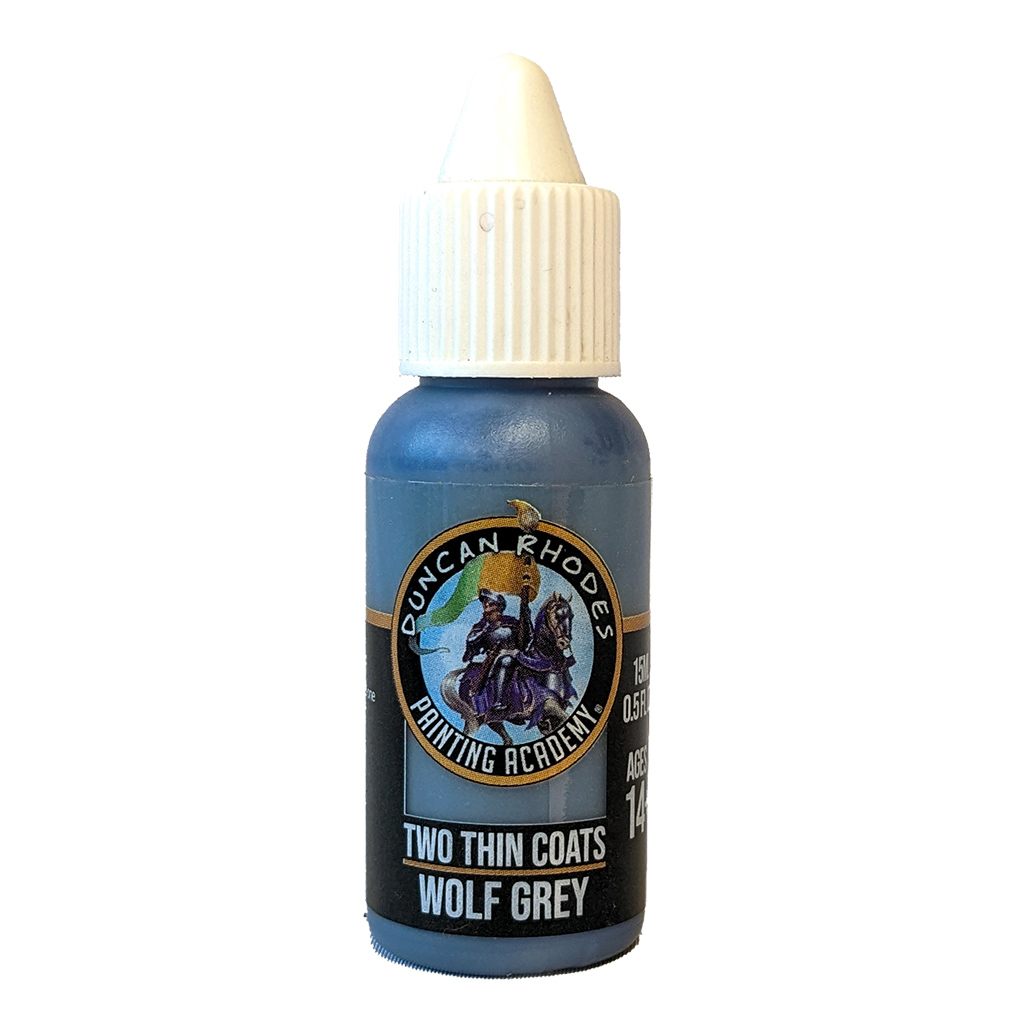 Two Thin Coats: Wolf Grey 15ml bottle