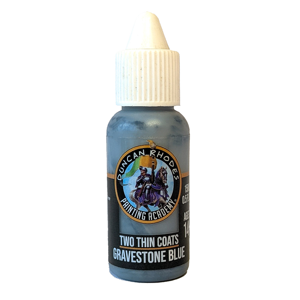 Two Thin Coats: Gravestone Blue 15ml bottle