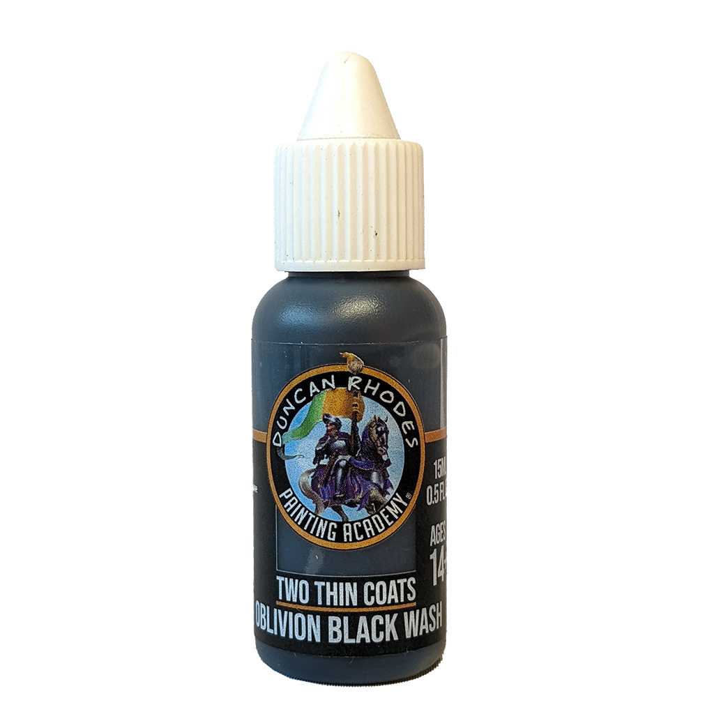 Two Thin Coats: Oblivion Black Wash 15ml bottle