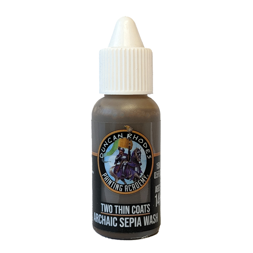 Two Thin Coats: Archaic Sepia Wash 15ml bottle