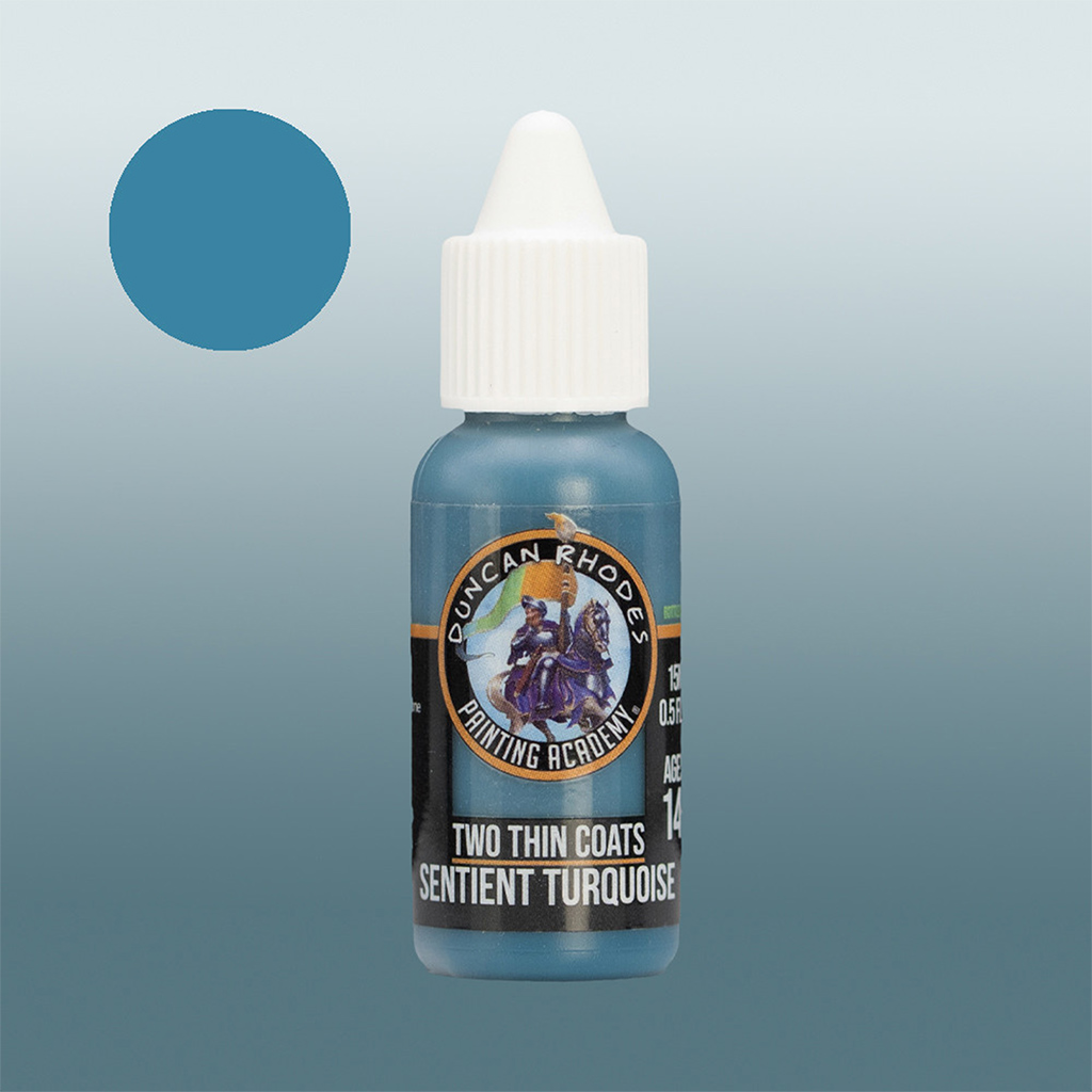 Two Thin Coats: Sentient Turquoise 15ml bottle