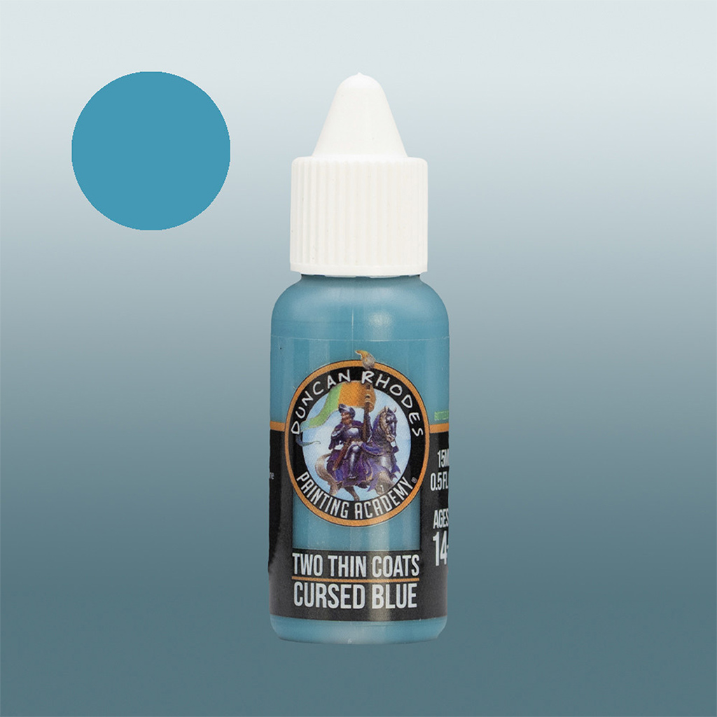 Two Thin Coats: Cursed Blue 15ml bottle