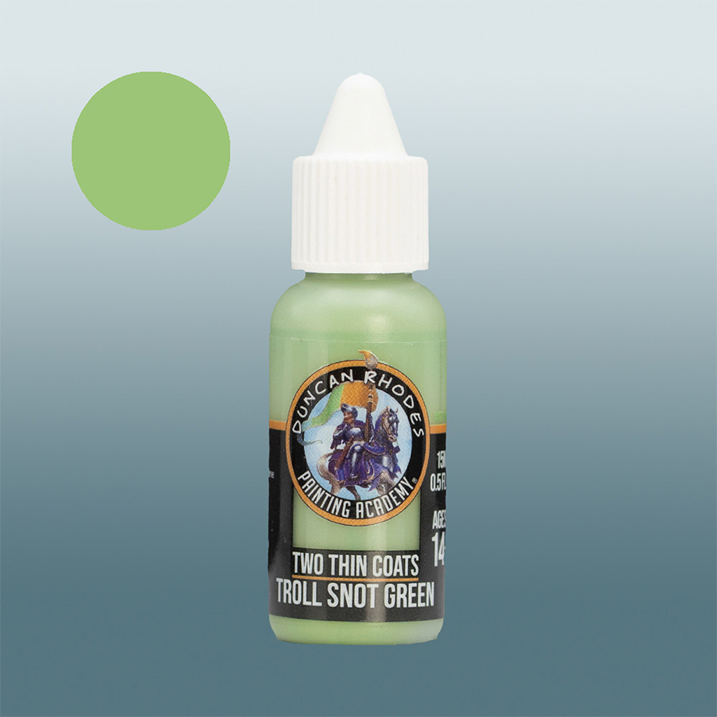 Two Thin Coats: Troll Snot Green 15ml bottle