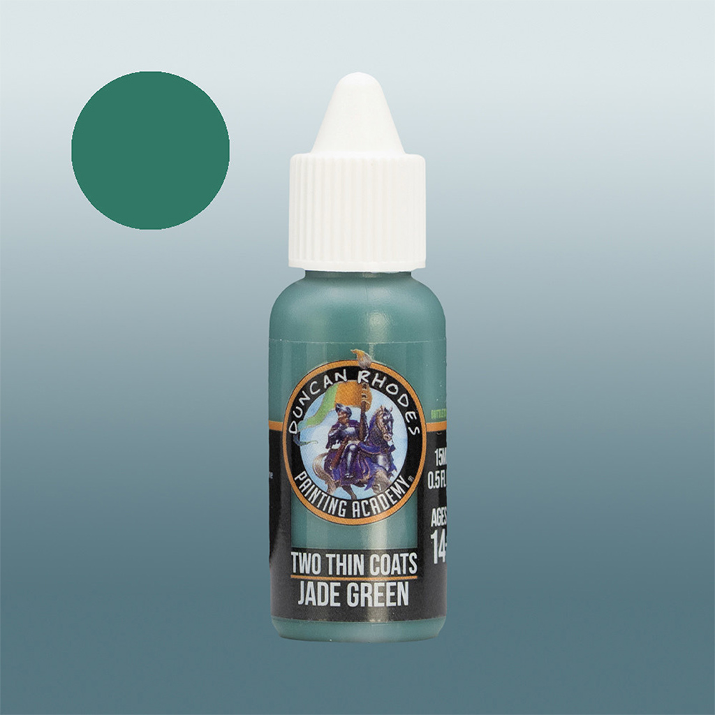 Two Thin Coats: Jade Green 15ml bottle