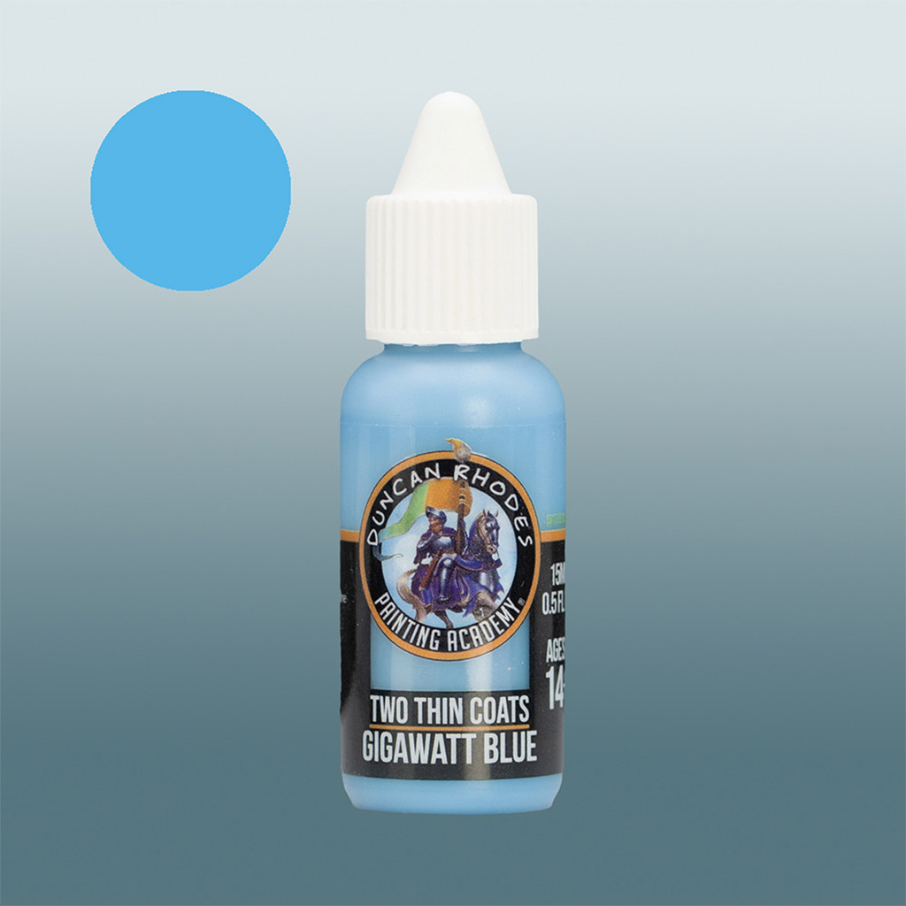 Two Thin Coats: Gigawatt Blue 15ml bottle