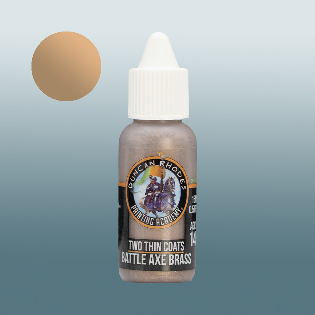 Two Thin Coats: Battle Axe Brass 15ml bottle