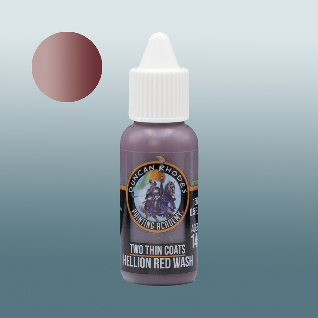 Two Thin Coats: Hellion Red Wash 15ml bottle