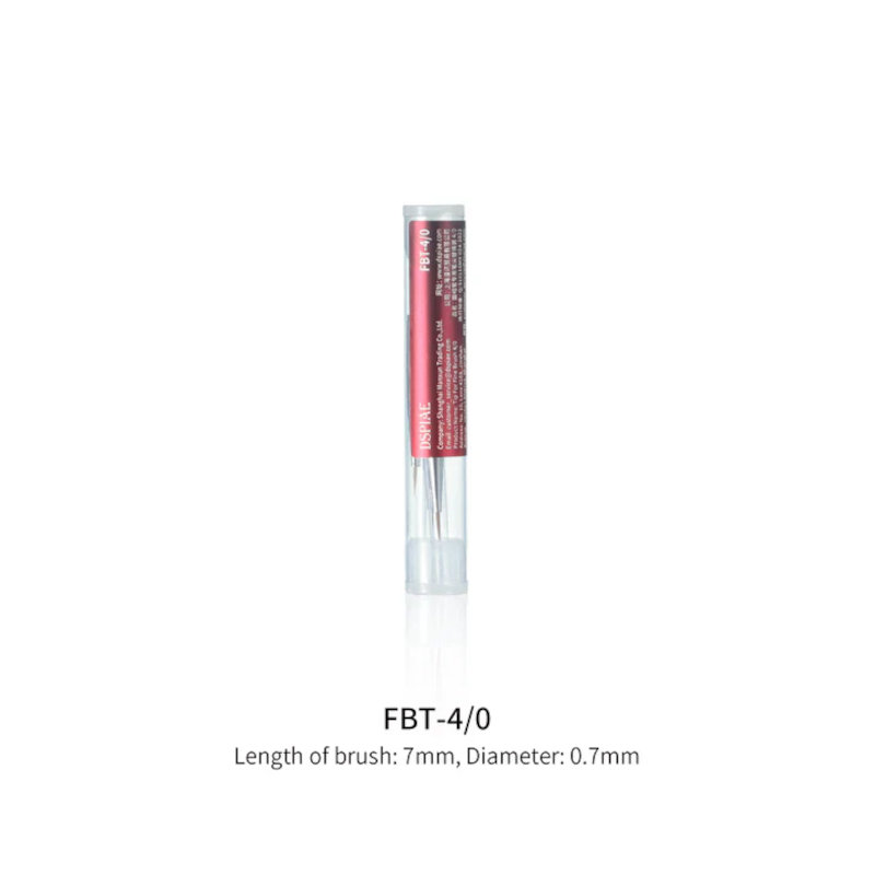 Dspiae Phoenix Plume: 4/0 Fine Detailing Brush Tips (3) for PTFB