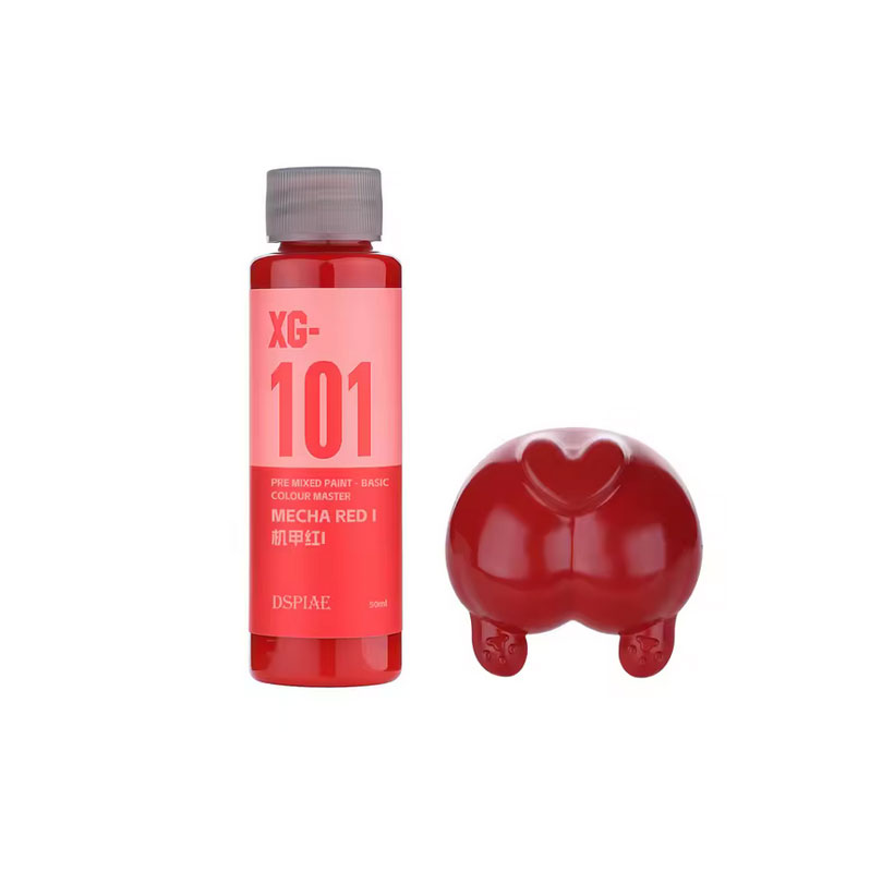 Dspiae Water Based Pre-Mixed Paint - Mecha Red I