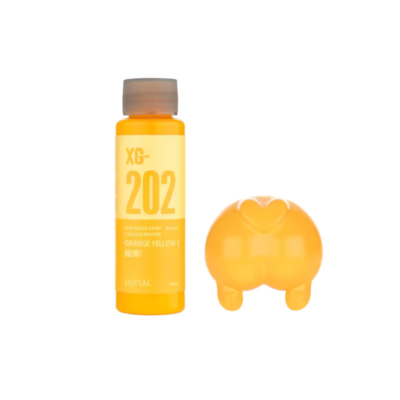 Dspiae Water Based Pre-Mixed Paint - Orange Yellow I