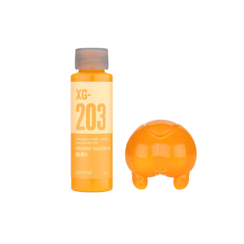 Dspiae Water Based Pre-Mixed Paint - Orange Yellow II