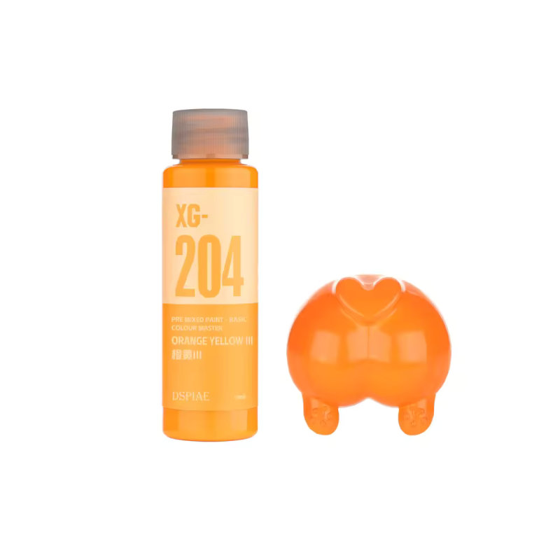 Dspiae Water Based Pre-Mixed Paint - Orange Yellow III