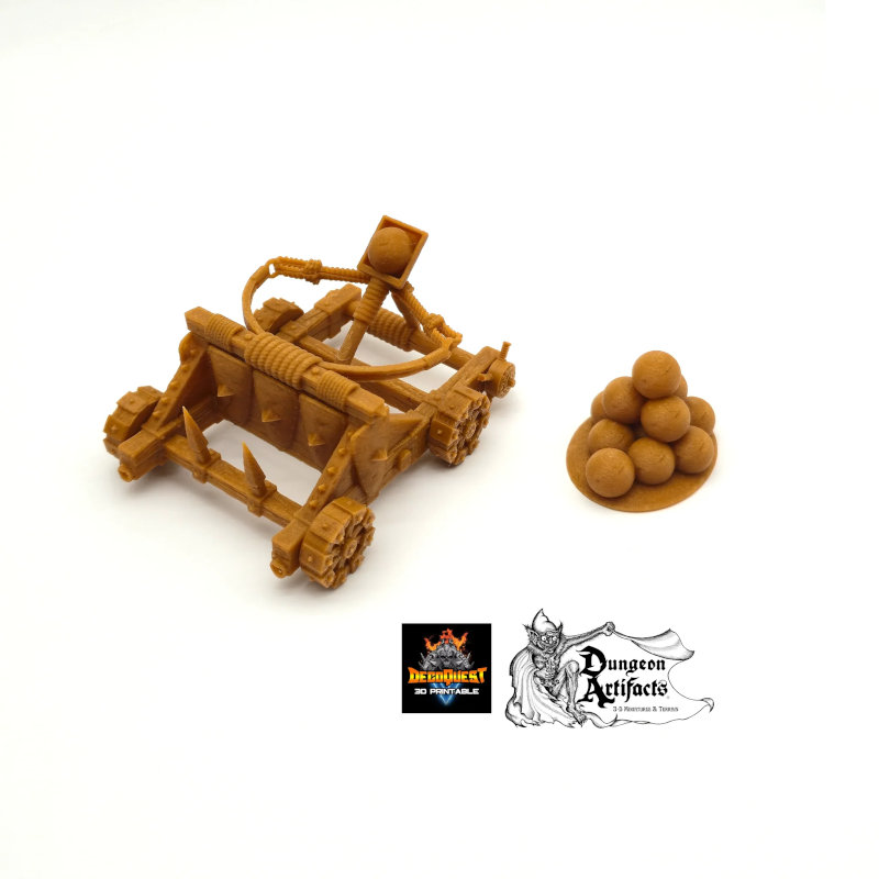 Catapult - Decoquest Workshop - 3dPrintTerrain