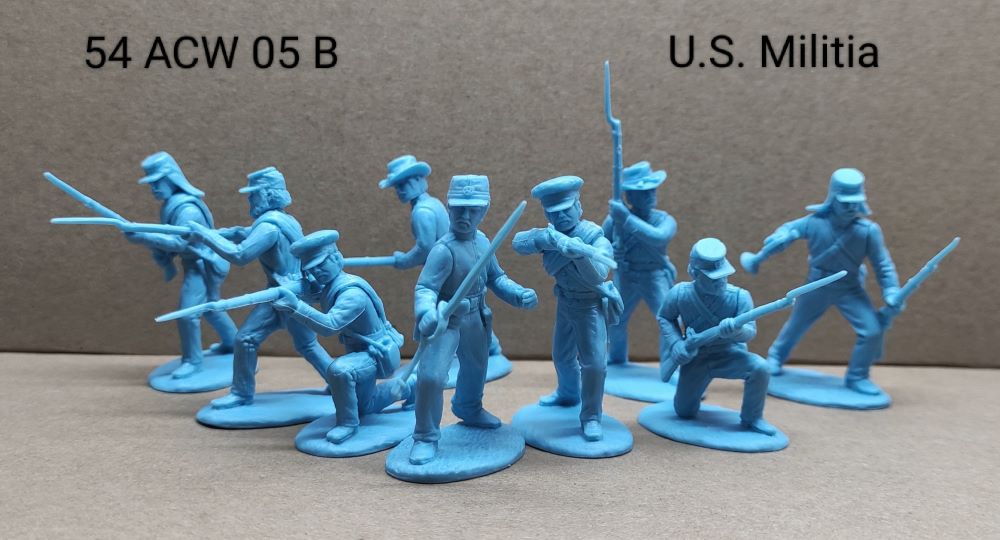 American Civil War Union U.S. Militia Shell Jackets - Blue Plastic