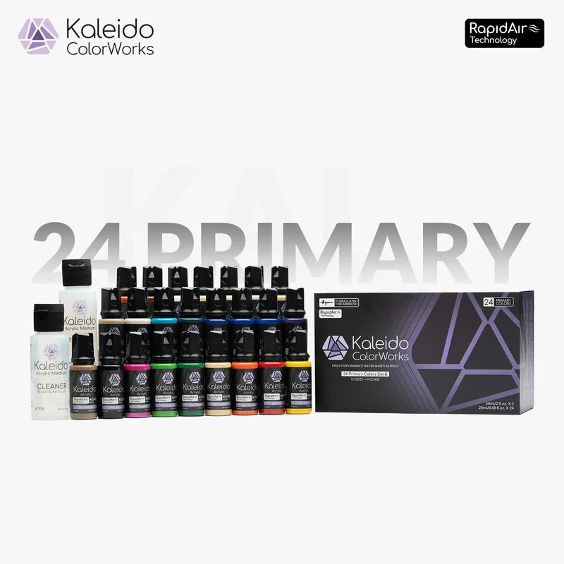 Gaahleri ProMaster Series Paints - 24 Primary Colors Set B
