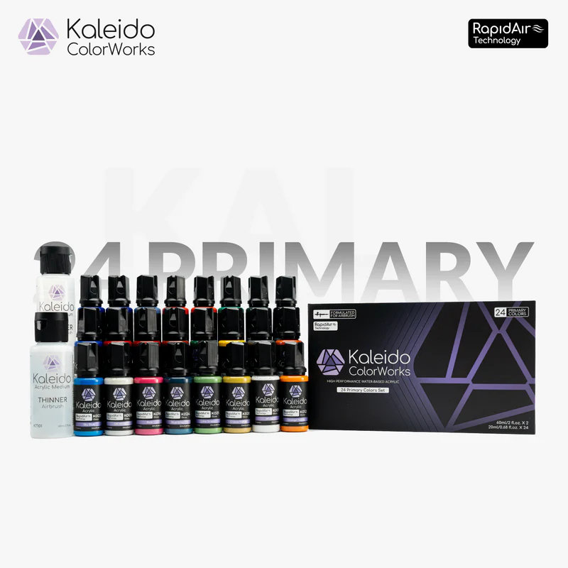 Gaahleri ProMaster Series Paints - 24 Color Primary Set