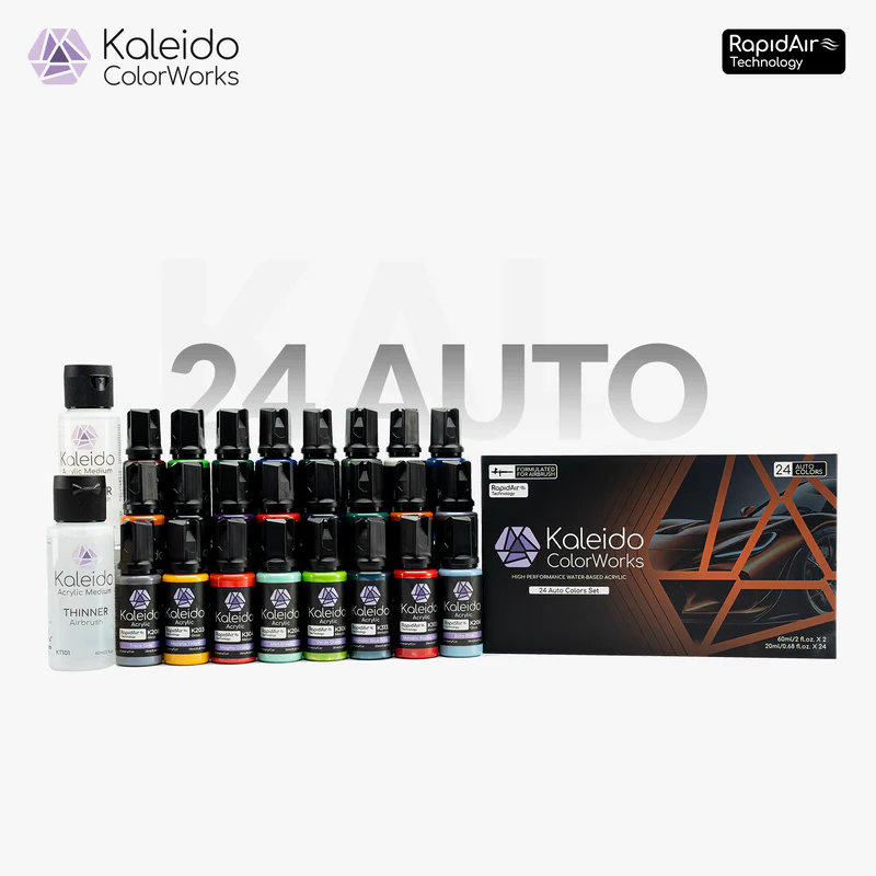 Gaahleri ProMaster Series Paints - 24 Color Auto Set