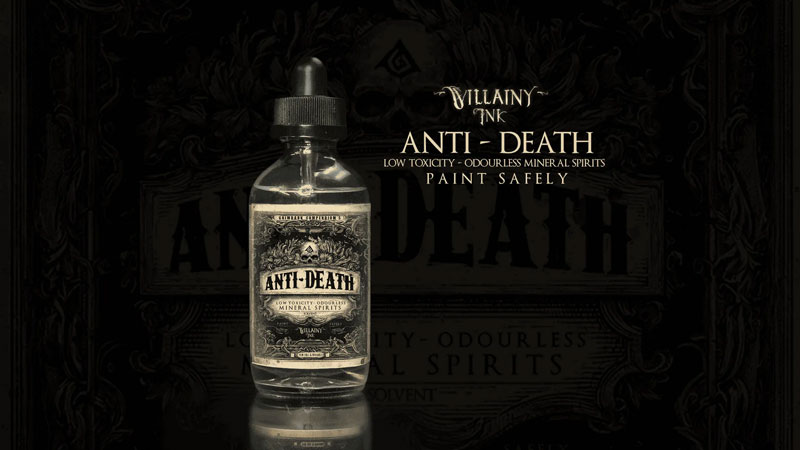 Grimdark Compendium Villainy Ink Anti-Death Odourless Mineral Spirits