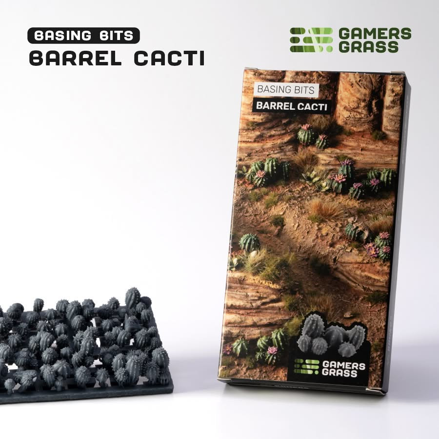 Gamers Grass Basing Bits Barrel Cacti