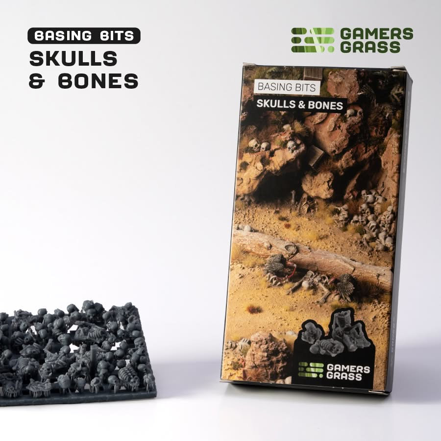 Gamers Grass Basing Bits Skulls & Bones