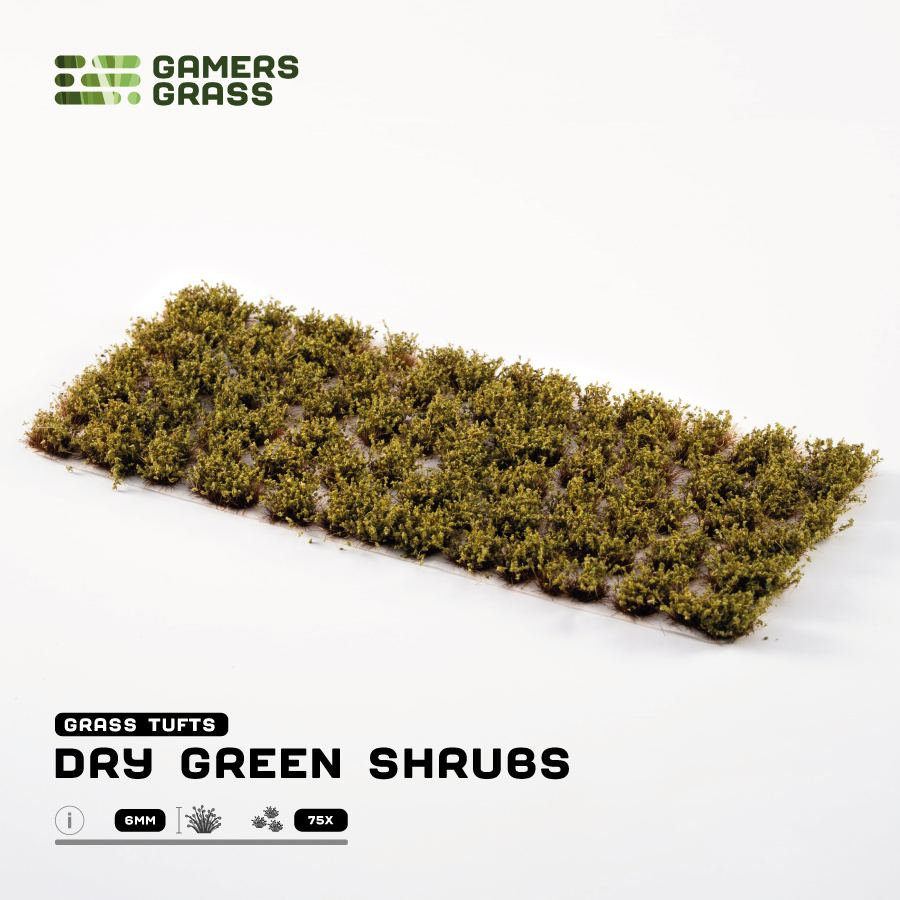 Gamers Grass Dry Green Shrubs
