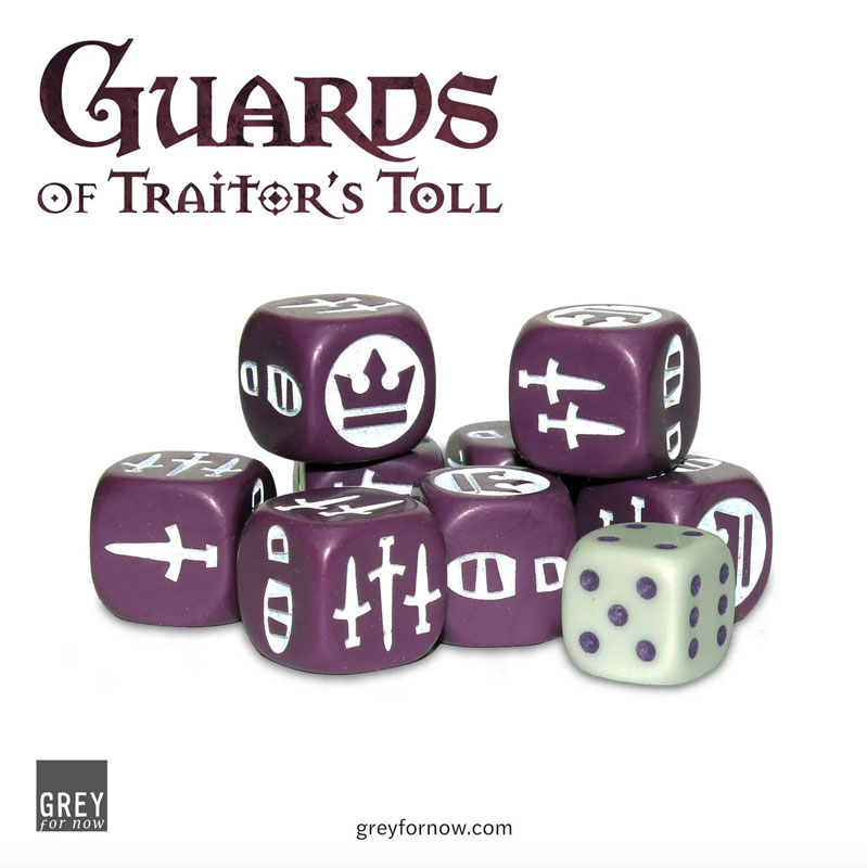 Grey For Now Guards of Traitors Toll Extra Dice