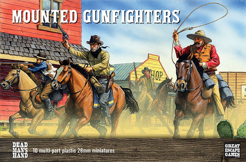 Dead Mans Hand Mounted Gunfighters