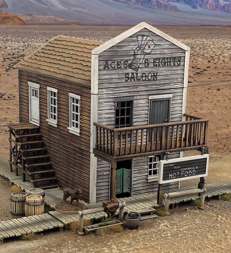 Dead Mans Hand Aces & Eights Saloon Building