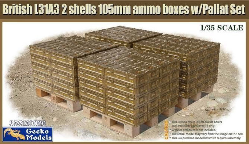 Gecko Models British Ammo & Pallet Set