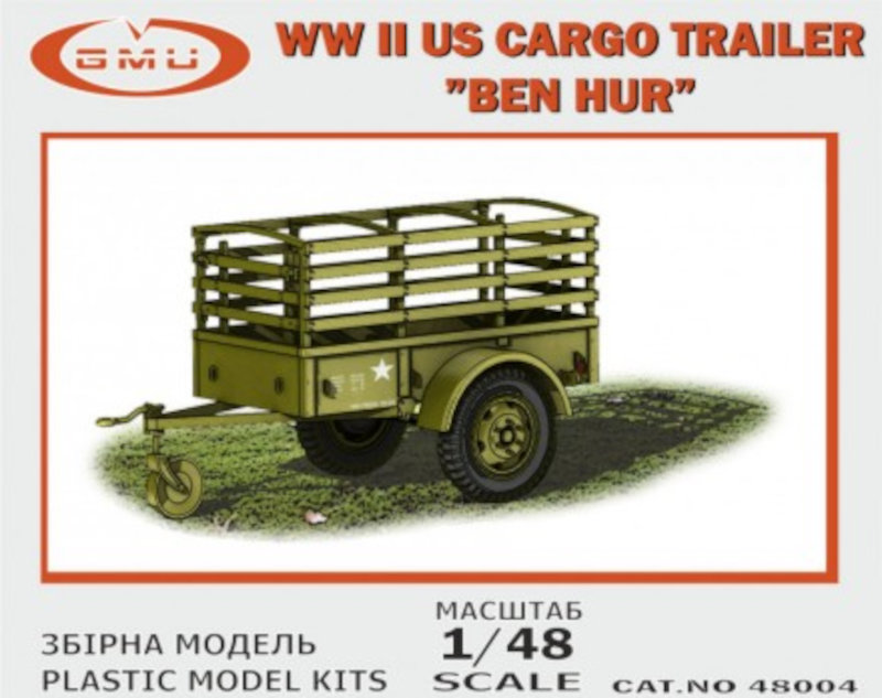 WWII US Ben Hur Cargo Trailer (Bagged)