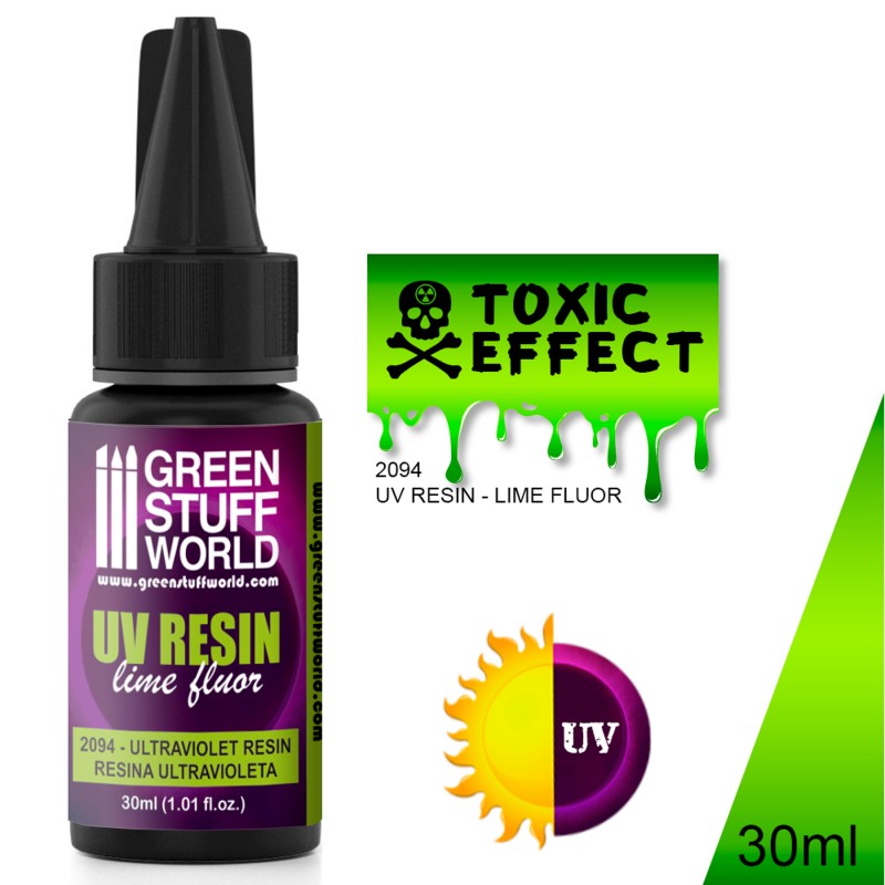 Michigan Toy Soldier Company : Green Stuff World International - UV Resin  30ml - Toxic Effect