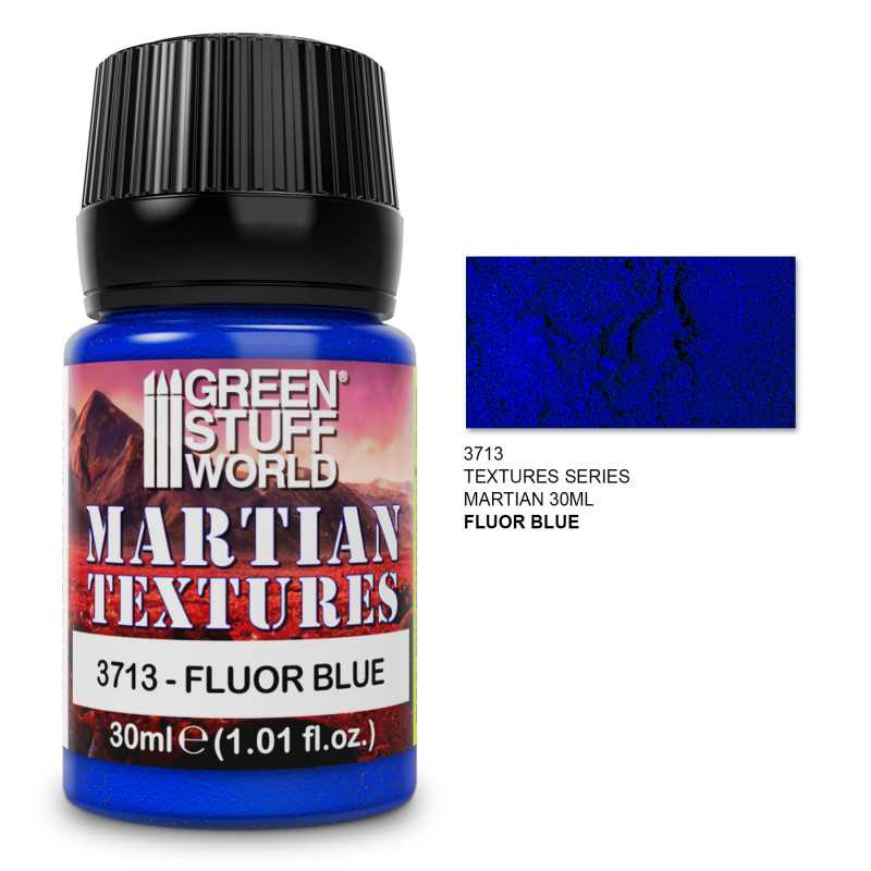 Martian Textures - Fluor Blue