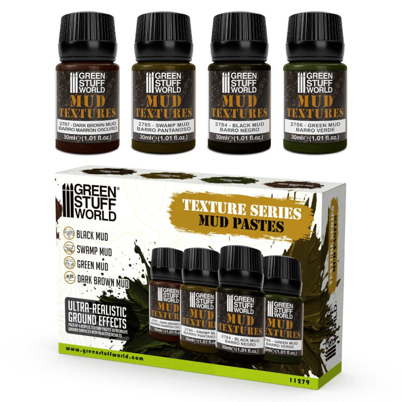 Green Stuff World Mud Textures Set 30ml