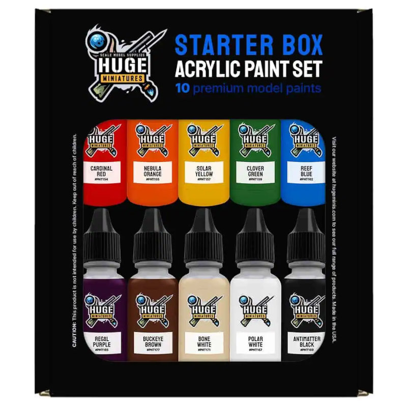 Huge Miniatures Paint Bundle Starter Box