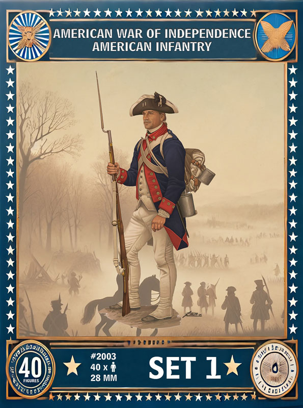 Hat AWI American Infantry Set 1