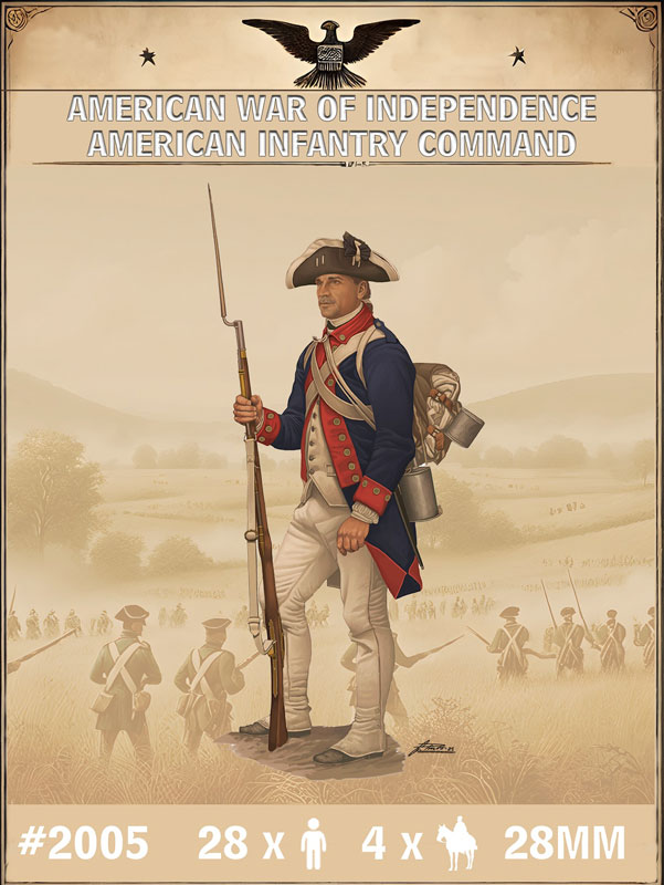 Hat AWI American Infantry Command Set