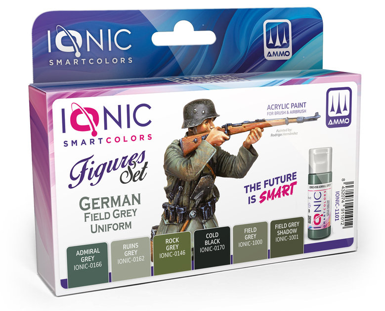 Ionic Smart Colors WWII German Field Grey Uniform Set