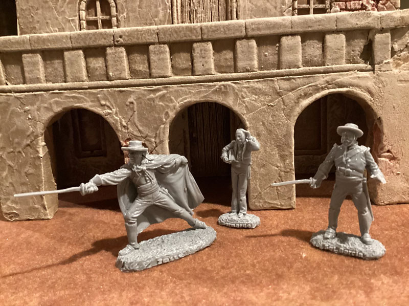 Zorro Character Figures Set (Barzso)