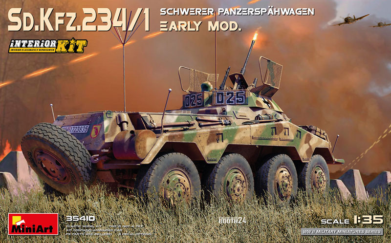 Miniart Sd.Kfz.234/1 Schwerer Panzerspahwagen Early