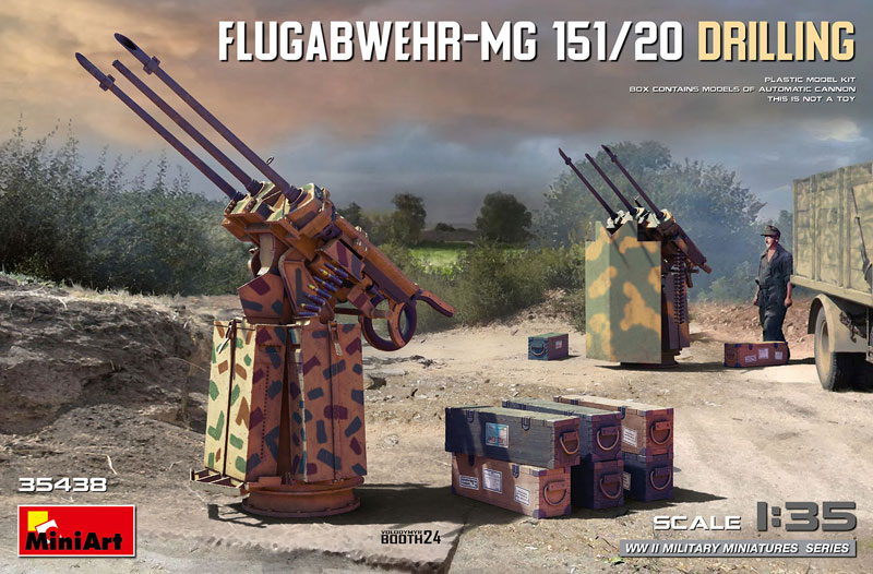 Miniart Flugabwehr-MG 151/20 Drilling