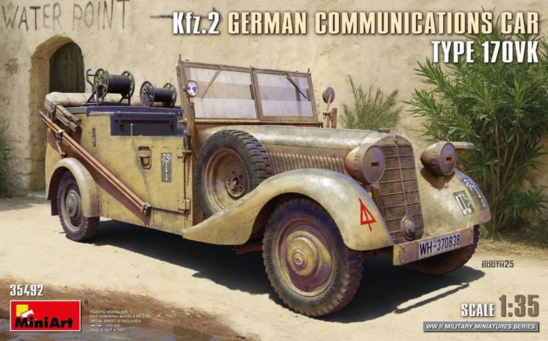 Miniart Kfz.2 German Communications Car Type 170VK