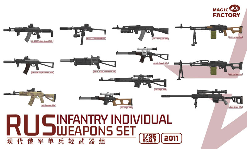 Russian Infantry Individual Weapons Set