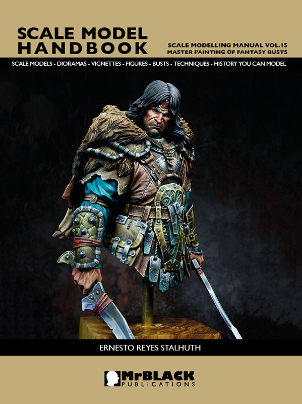 Mr Black Scale Modelling Manual Volume 15 - Master Painting of Fantasy Busts