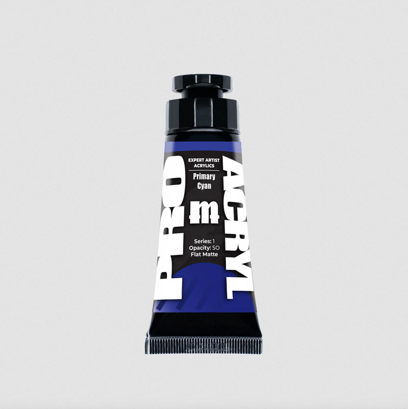Monument Hobbies Expert Acrylics - Primary Cyan