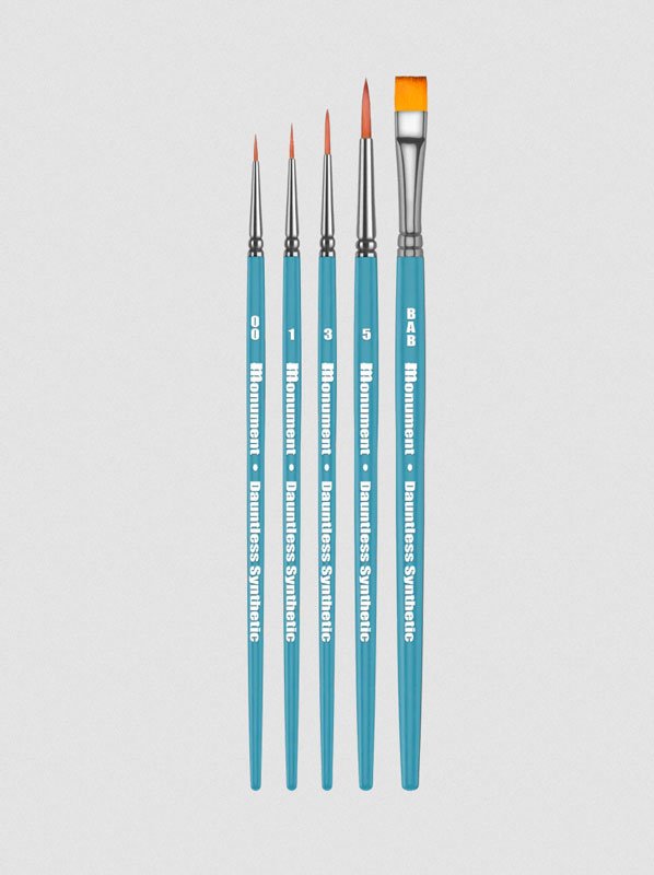 Monument Dauntless Synthetic Brush Set